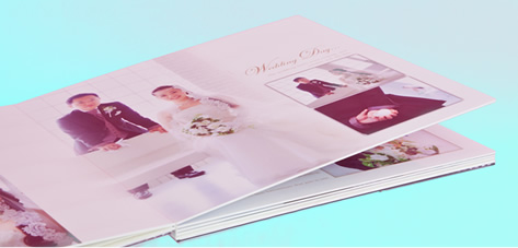 ウエディングアルバムの見本