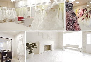 結婚写真撮影の様子