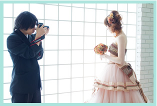 スタジオフォトプラン撮影の様子