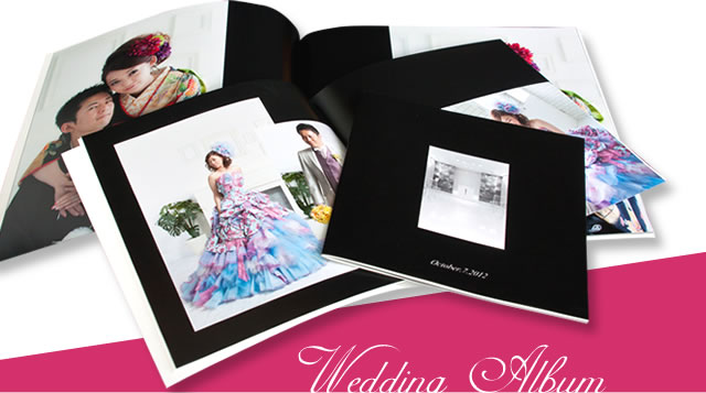 ウエディングアルバムの例