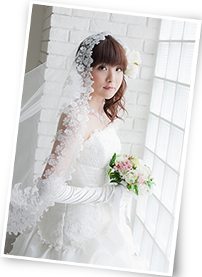 結婚写真の例